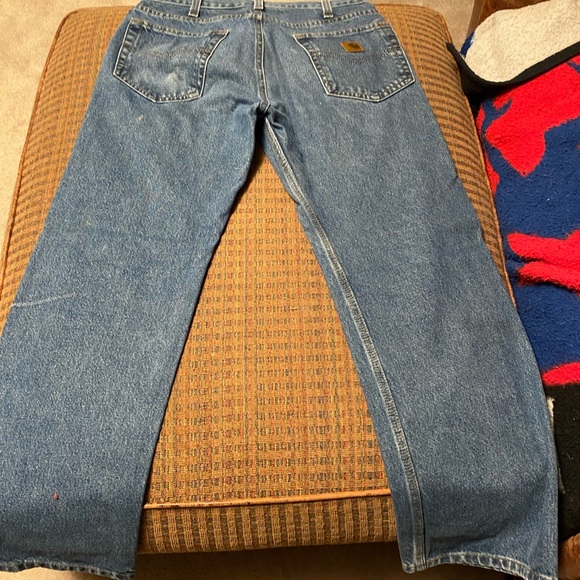 Carhartt Men's Relaxed Jeans - Blue - Picture 2 of 5